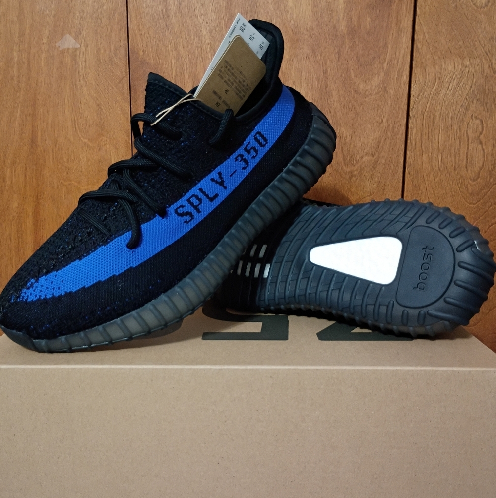 adidas Yeezy Boost 350 V2 'Dazzling Blue' GY7164 Shoes Size 9.5